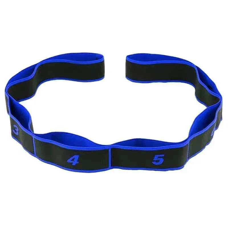 8/10 Sections of Resistance Band.  for Yoga, Stretching, Pilates, Fitness.  Elastic Stretch Training Tension Belt