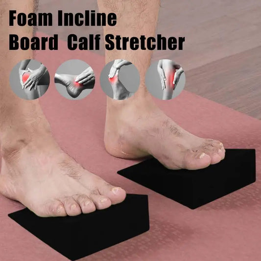 Yoga Foam Wedge Slanting Board. EVA Foam Stretch Slant Boards. Yoga Block for Calf Extender, Foot Stretcher For Feet.