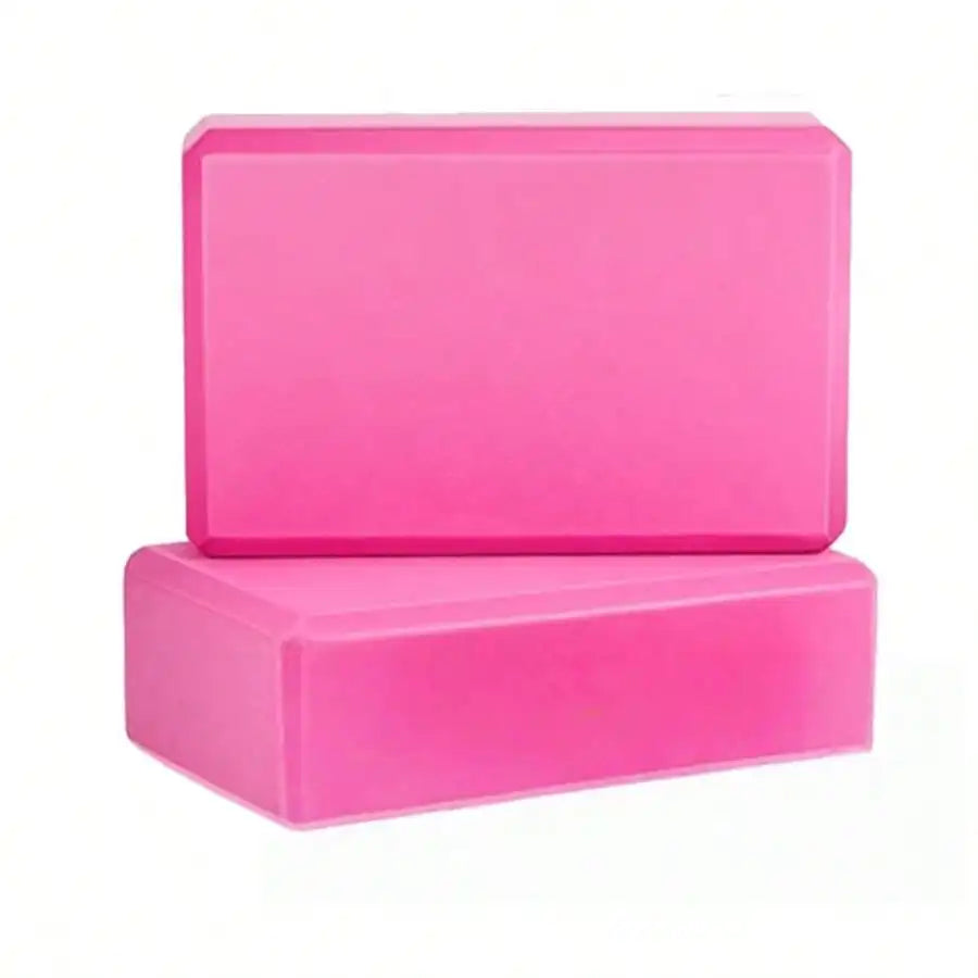 2‑Pack High‑Density Foam Yoga Bricks, Lightweight Support Blocks for Gym, Dance, Fitness, Pilates