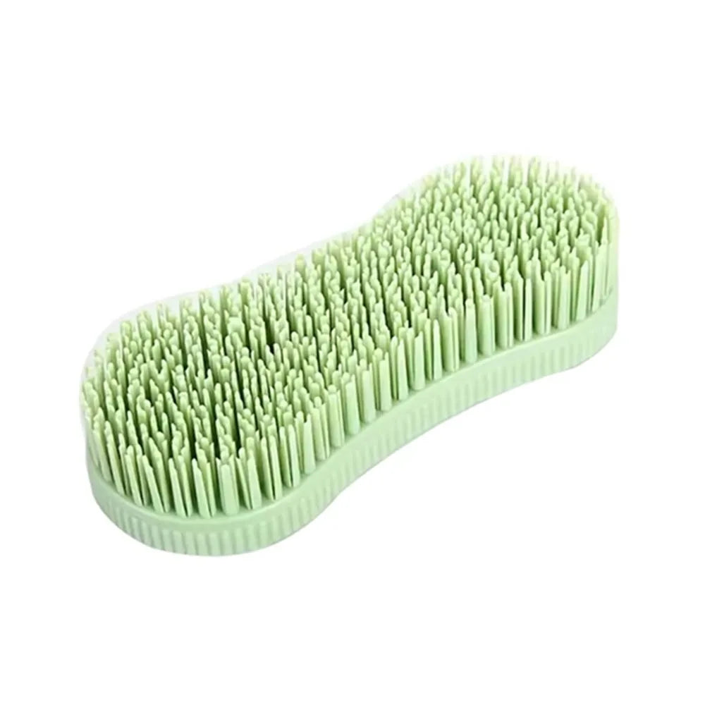 1Pcs Colorful Horse Grooming Brush. Silicone Plastic Horse Accessories .Hard Bristle Equestrian Massage Tool