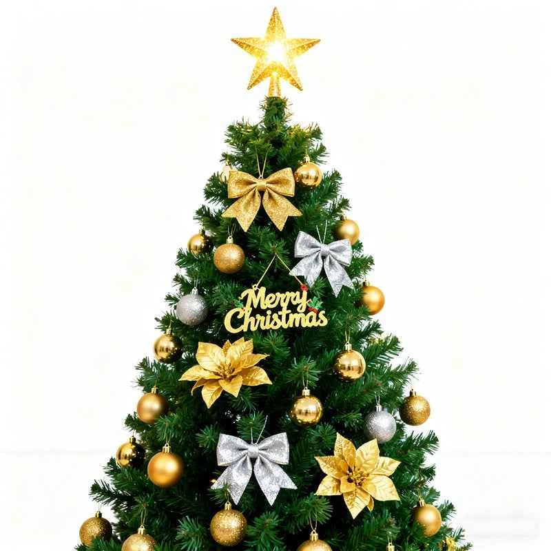 2.1/2.4/3m Christmas Tree Decoration Set Large DIY Christmas Ornaments For Trees Holiday Party Home Decor Hanging Drop Shipping