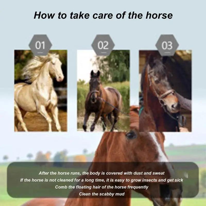 Horse Grooming or Bathing Scrubbing Brush For Horse.