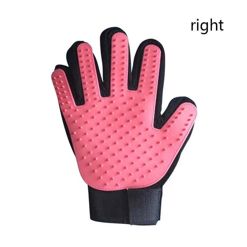 Pet Hair Glove  For Grooming, Cleaning, And Massage