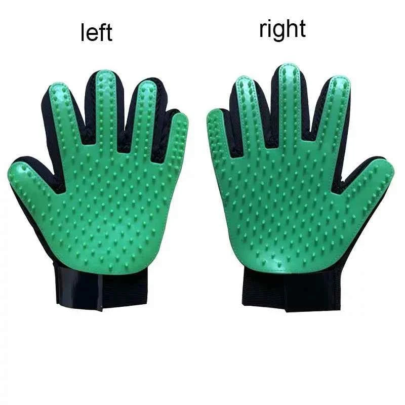 Pet Hair Glove  For Grooming, Cleaning, And Massage