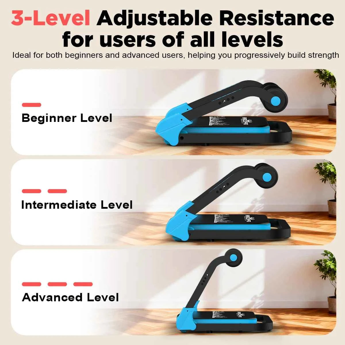 Adjustable Core Training Machine. Sit up Exercise Equipment. Foldable Portable Fitness Equipment