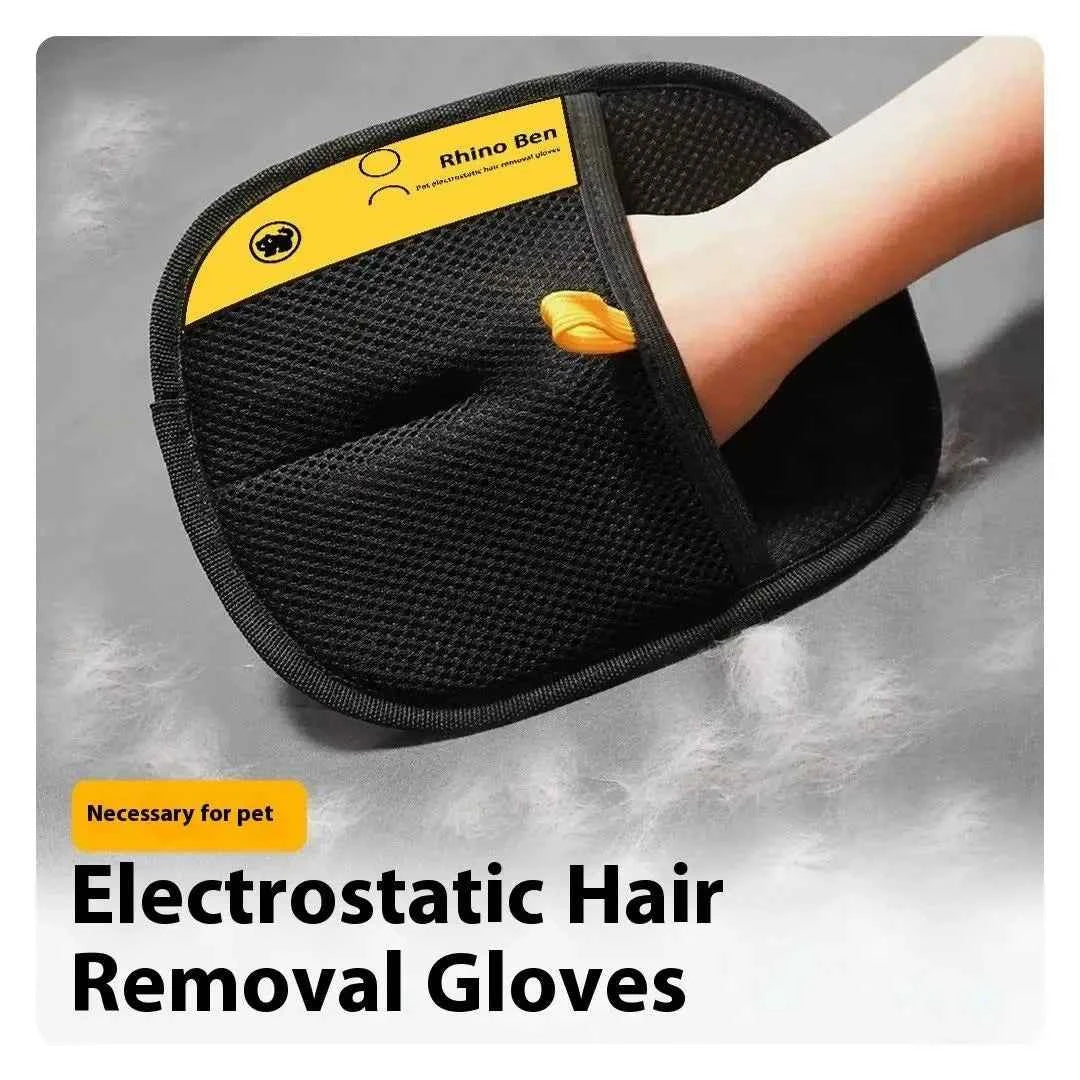 Pet Hair Glove  For Grooming, Cleaning, And Massage