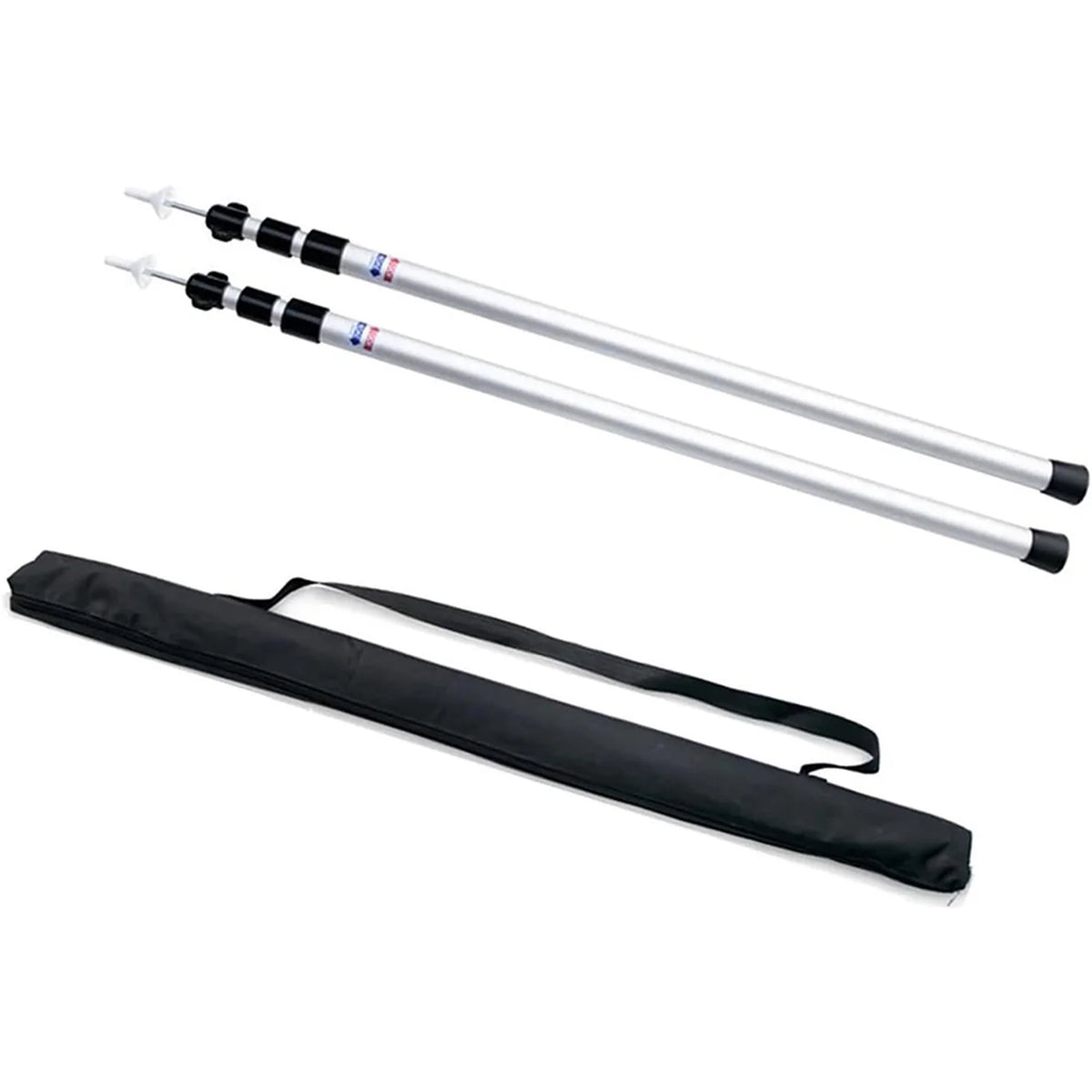 Adjustable Aluminum Telescopic Canopy Poles. Heavy Duty Wind Resistant Camping Awning Support Rods - Myaccessoriesstore