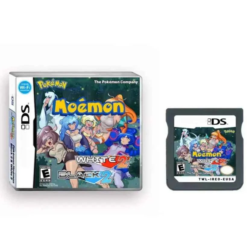 Pokemon. Series NDS Game Cartridge, Video Game. Console Primeval Black 2 Moemon White2, Black2 Gifts Toys