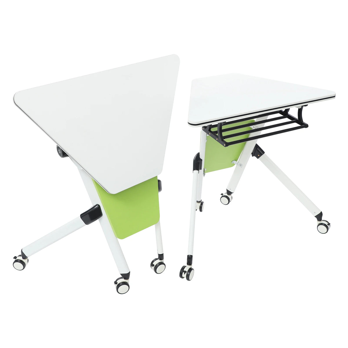 Meeting Room Table with Wheels. Modern Modular Folding Conference Table 31.5*19.69*29.53 Inch Used in Offices, Small Studios, Training Rooms, Schools - Myaccessoriesstore
