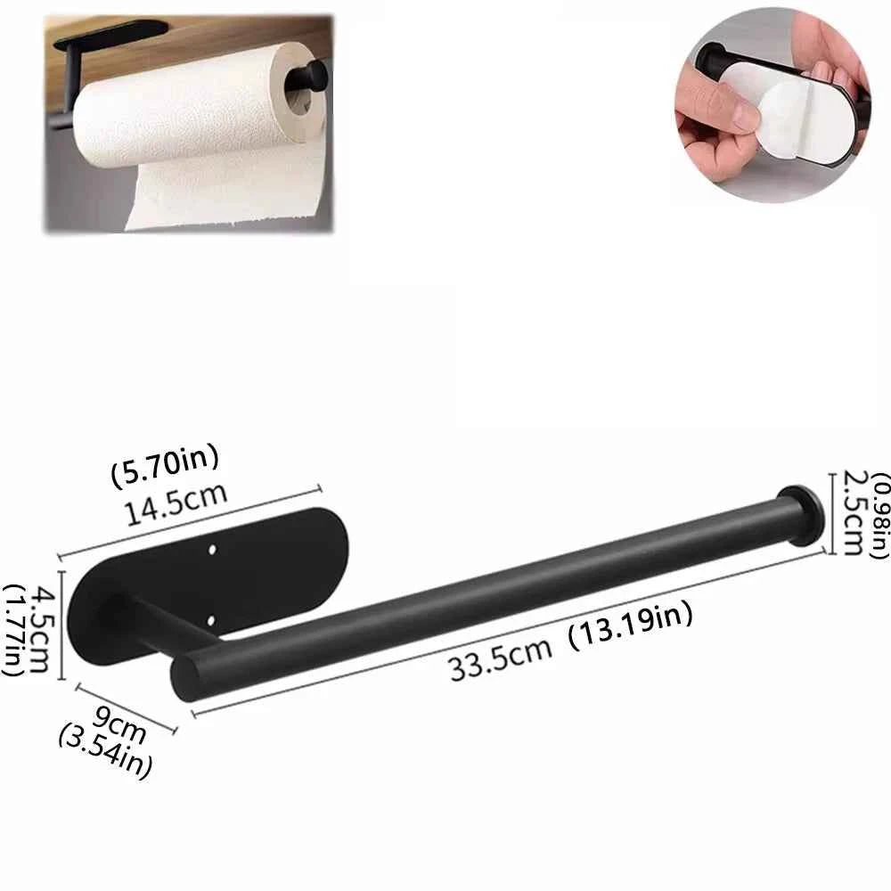 Paper Towel Holders With Adhesive Roll For Small Spaces.