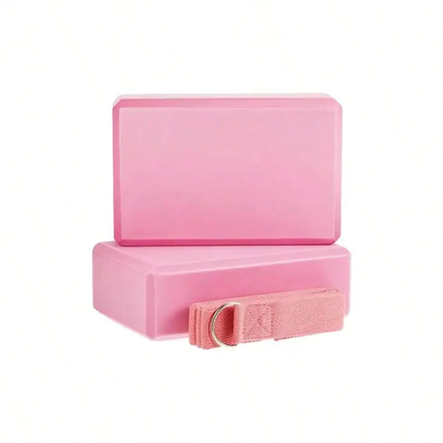 2‑Pack High‑Density Foam Yoga Bricks, Lightweight Support Blocks for Gym, Dance, Fitness, Pilates