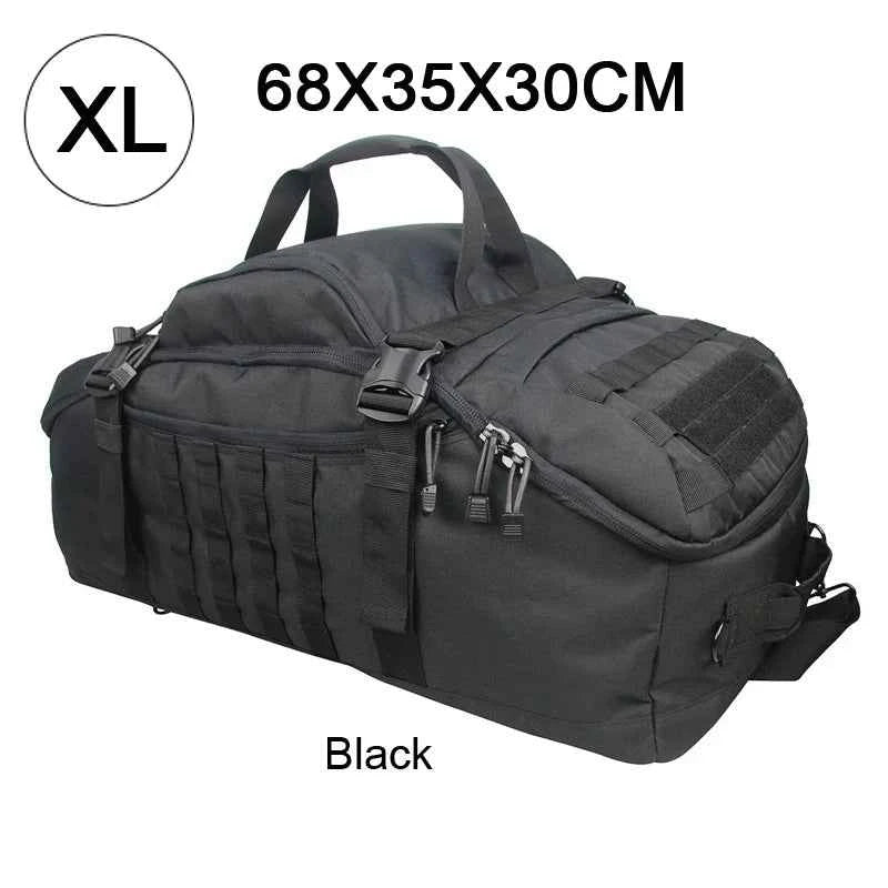 LQARMY 30L 45L 80L Outdoor Mountaineering Bag, Molle Tactical Backpack, Large Duffel Bag, Hiking, Camping, and Travel Bags