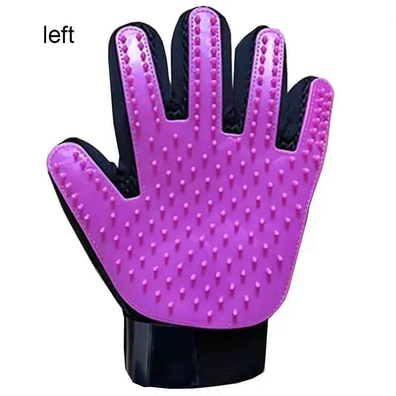 Pet Hair Glove  For Grooming, Cleaning, And Massage