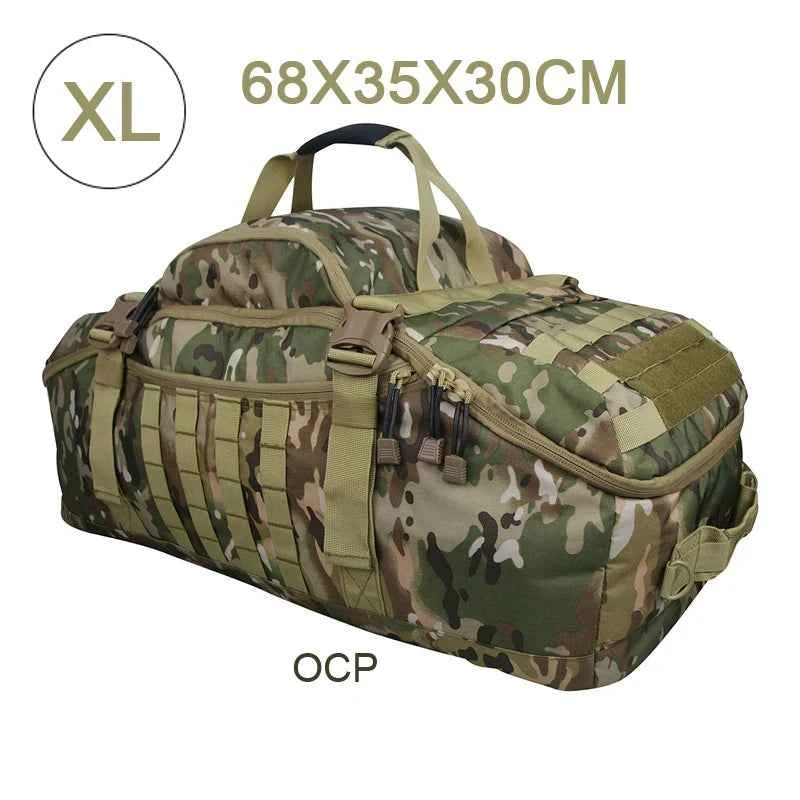 LQARMY 30L 45L 80L Outdoor Mountaineering Bag, Molle Tactical Backpack, Large Duffel Bag, Hiking, Camping, and Travel Bags
